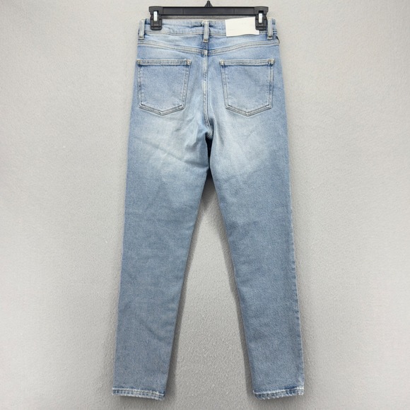 IRO Paris Gaety-19S Slim High Rise Button Fly Light Wash Denim Jeans Size 27 NWT